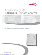 Lennox LXRCC20 Application Manual