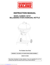 Barbeques Galore KET57 Instruction Manual