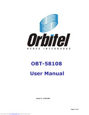 Orbitel OBT-58108 User Manual