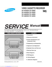 Samsung SV-405G Service Manual