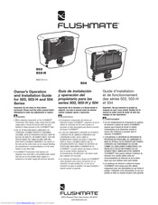 Flushmate 503-H Series Owners Operation And Installation Manual
