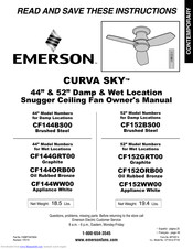 Emerson CF144BS00 Owner's Manual
