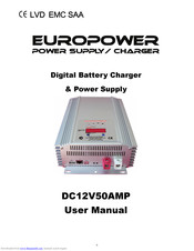 EUROPOWER DC12V50AMP User Manual