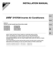 Daikin FXFQ25PVE Installation Manual