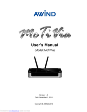 Awind McTiVia User Manual