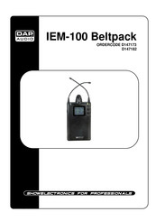 DAPAudio IEM-100 Beltpack Product Manual