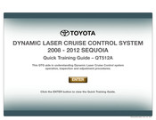 Toyota Dynamic Laser Cruise Control System Quick Training Manual