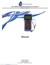PROCESS CENTER LRF-2000H Manual