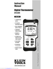 Klein Tools DTL304 Instruction Manual