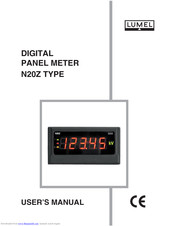 Lumel N20Z TYPE User Manual