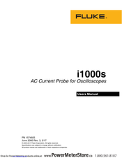 Fluke i1000s User Manual
