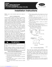 Carrier 25hba Installation Instructions Manual
