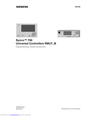 Siemens RMU7*B series Operating Instructions Manual