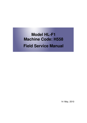 Ricoh HL-F1 Field Service Manual