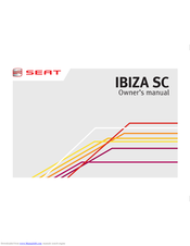 Seat IBIZA SC Owner's Manual