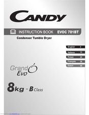 Candy EVOC 781BT Instruction Book