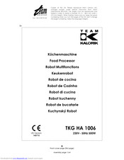 Kalorik TKG HA 1006 Manual