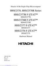 Hitachi H8S/2378, H8S/2378R Series Hardware Manual