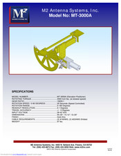 M2 MT-3000A Installation Manual