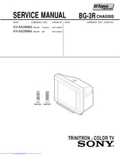 Sony KV-XA29M84 R Service Manual