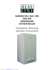 Heatline SARGON 18S Installation, Servicing And User Instructions Manual