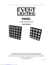 EVENING LIGHT PAN5x5x30 User Manual