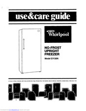 Whirlpool EV130N Use & Care Manual