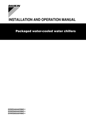 Daikin EWWD600AAYNNO series Installation And Operation Manual