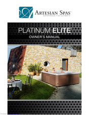 Artesian Spas PLATINUM ELITE Owner's Manual