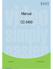 Convision CC-5400 Manual
