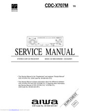 Aiwa CDC-X707MYH Service Manual