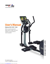 HEALTH ONE Elliptical HCE-700T User Manual