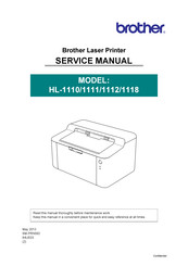 Brother HL-1112 Service Manual