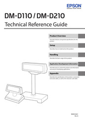 Epson DM-D210 Technical Reference Manual