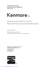 Kenmore 204.23063610 Installation Instruction