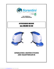 FIORENTINI DELUXE 55-60 Operating Instructions And Maintenance Manual