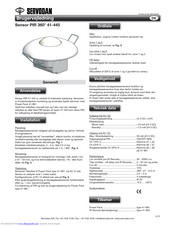 Servodan 41-445 User Manual