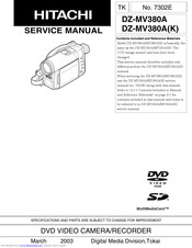Hitachi DZ-MV380A - Camcorder Service Manual