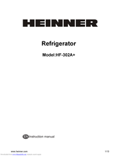 Heinner HF-302A+ Instruction Manual