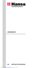 Hansa AMM44BEXH Instruction Manual