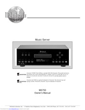McIntosh MS750 Owner's Manual
