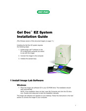 BIO RAD Gel Doc EZ System Installation Manual