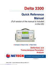 Netech Delta 3300 Quick Reference Manual