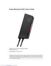 Kvaser Memorator 2xHS v2 User Manual