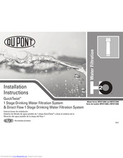 Du Pont WFQT13000 Series Installation Instruction Manual