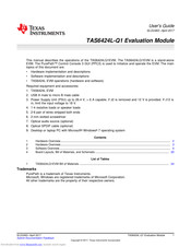 Texas instruments TAS6424L-Q1 User Manual