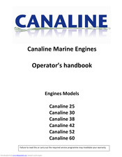 Canaline Engines Canaline 25 Operator's Handbook Manual