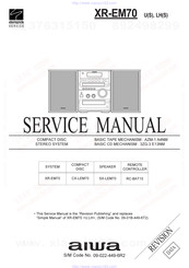 Aiwa XR-EM70 Service Manual