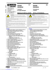 Lovato RGK900SA Installation Manual