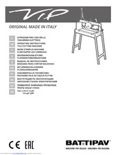 Battipav VIP 855 Operating Instructions Manual